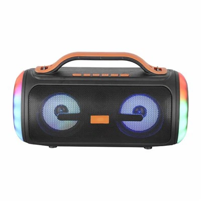 Altavoces con cabina de plástico